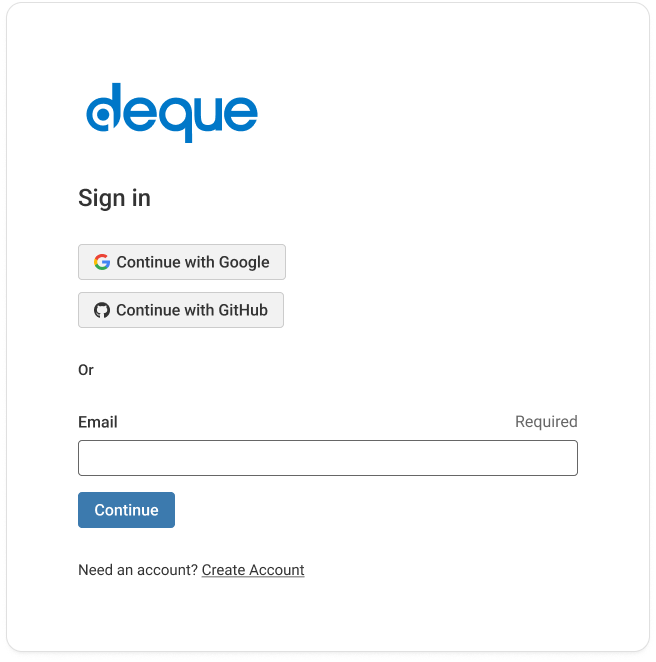 Sign-in form updated to look fresh and new.