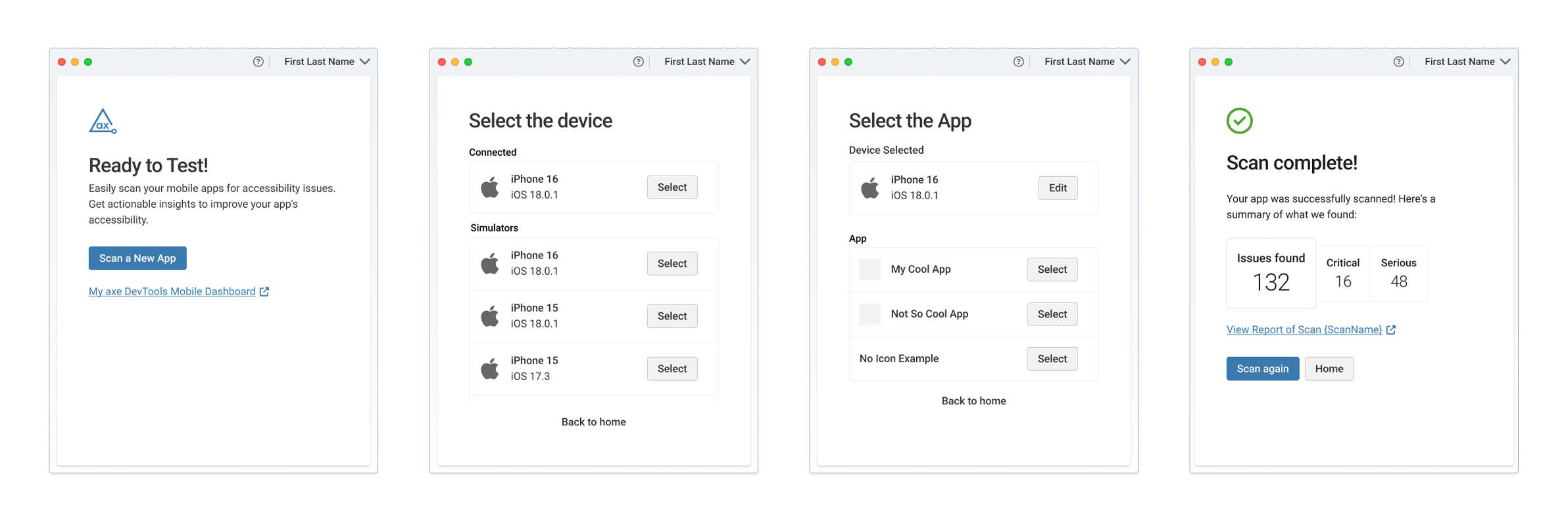 Snapshot of the final, full-color, scan complete screen.